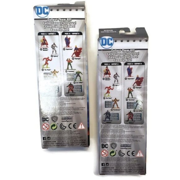 DC Nano Metalfigs (Lot of 2) 5 Pack Figure Collectors Set Exclusive Figs - Picture 4 of 4